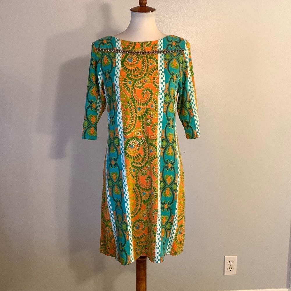 [Joyous & Free] Colorful Pattern Dress - Size Small